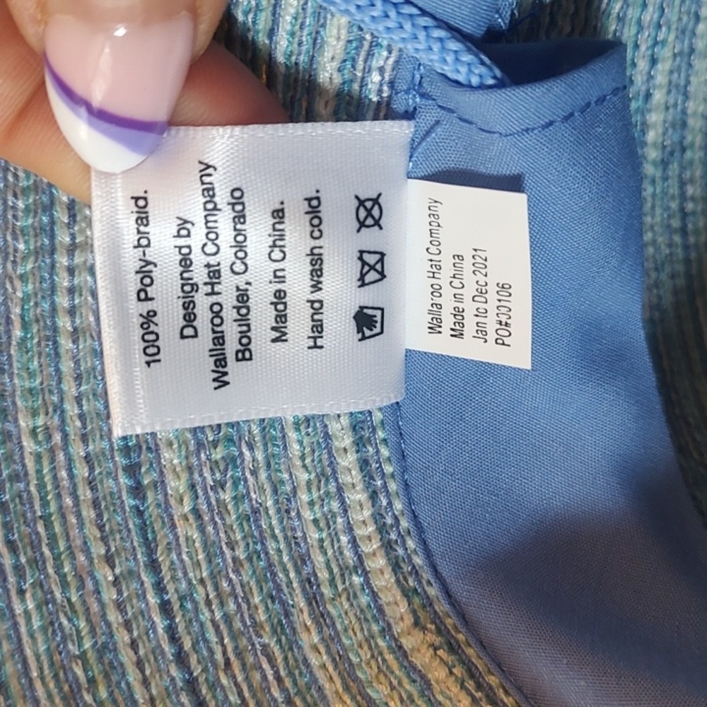 Wallaroo Hat Company | Sydney Sun Hat in Light Blue Never Worn - Picture 3 of 10